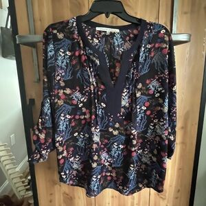 Collective Concepts Blue Relaxed Blouse